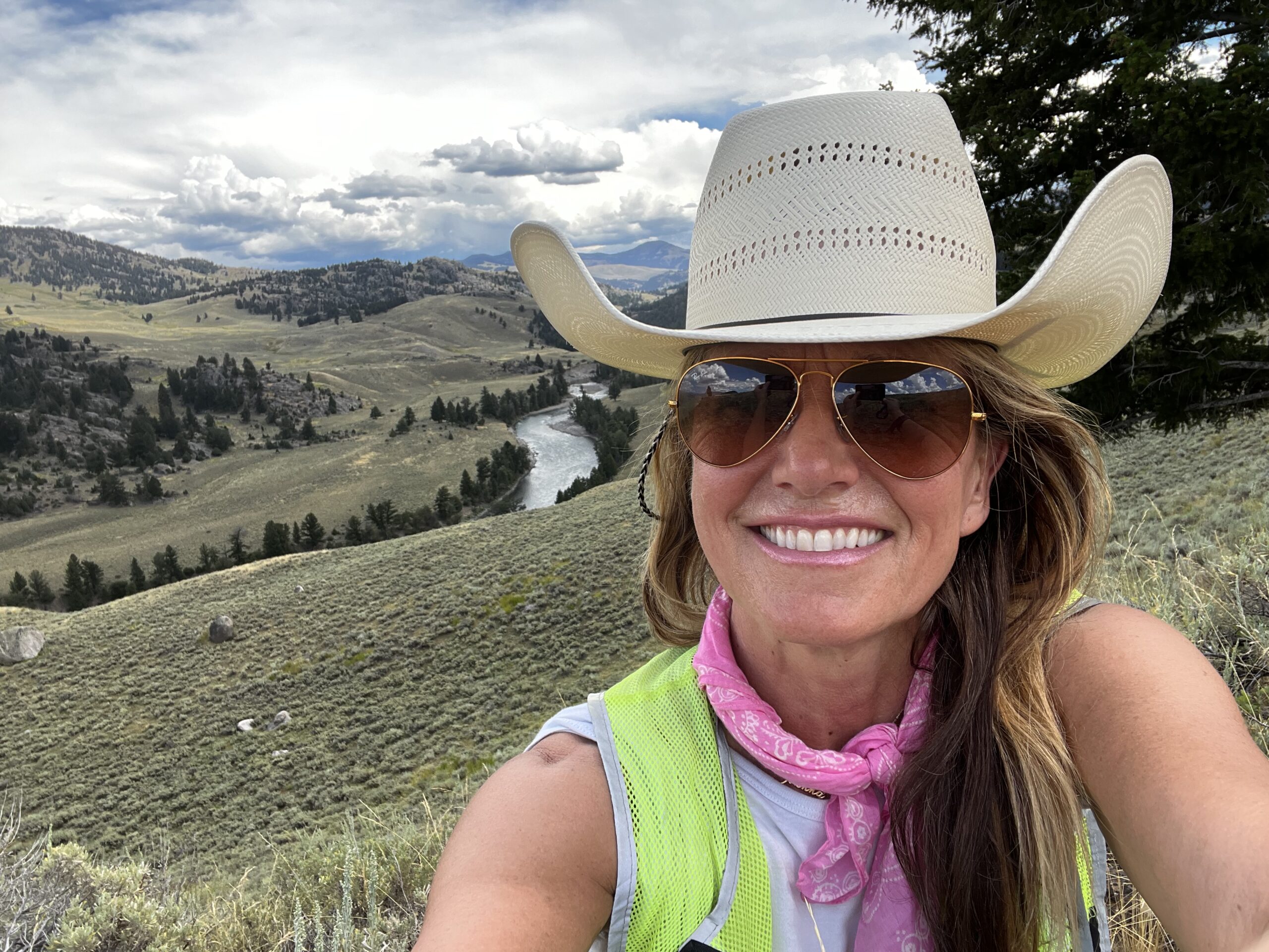 Jo Lambert Yellowstone River overlook